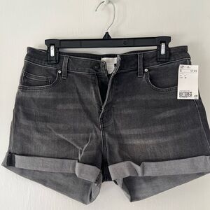 H&M Women's Dark Gray Jean Shorts